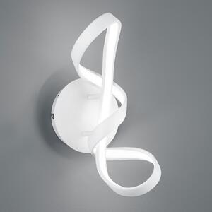 Reality Leuchten Aplică LED Perugia cu switch-dimmer, alb, reglabil, Alb, Hol, Metal, Modern