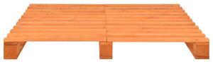Cadru de pat din paleți, maro,180x200 cm, lemn masiv pin