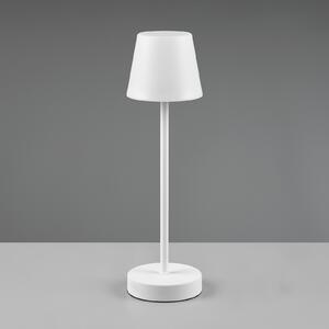 Reality Leuchten Lampă de masă LED Martinez, dimmer și CCT, alb, reglabil, Alb, Plastic