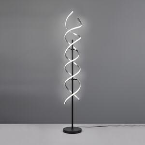 Trio Lighting Lampadar LED Sequence, dimabil, CCT, aluminiu, reglabil, Metalic, Camera de zi / sufragerie, Metal, Modern