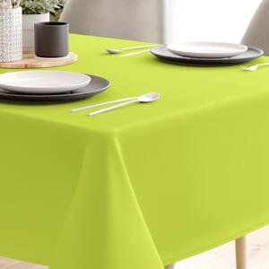 Goldea față de masă decorativă loneta - verde 100 x 140 cm