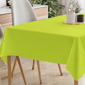 Goldea față de masă decorativă loneta - verde 140 x 200 cm