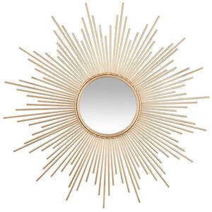 Oglindă decorativă de perete GOLD SUN Ø 100 cm