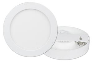 PRIOS Prios plafonieră LED Edwina, alb, 23 cm, set de 10, reglabil, Alb, Baie, Metal, Modern