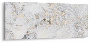 Tablou - Mandale albe (120x50 cm)