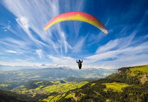 Fototapet - Paragliding (147x102 cm)