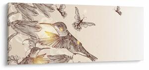Tablou - Colibri (120x50 cm)