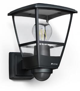 STEINEL L 10 S Lampă de perete pentru exterior cu senzor negru, reglabil, Negru, Plastic