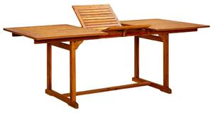 Masă de grădină, (150-200)x100x75 cm, lemn masiv de acacia