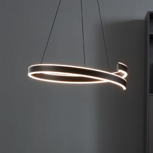 EGLO connect Lampă suspendată LED Andabaia-Z, negru, reglabil, Negru, Camera de zi / sufragerie, Metal, Modern