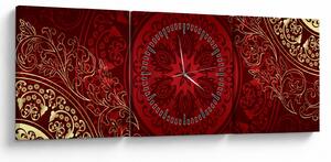 Tablou - Mandale aurii (cu ceas) (90x30 cm)