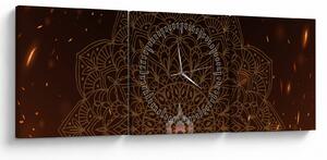 Tablou - Meditații (cu ceas) (90x30 cm)
