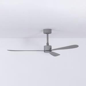 FARO BARCELONA Ventilator tavan Amelia, motor DC, 3 palete, gri, Gri, Camera de zi / sufragerie, Plastic, Modern