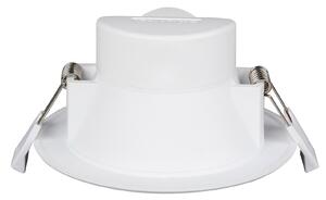 PRIOS Prios LED lampă încastrată Rida, set de 3, alb, 15 cm, CCT, IP44, reglabil, Alb, Baie, Aluminiu, Modern, Corpuri de iluminat încastrate rotunde