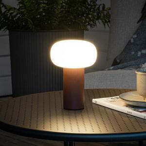 Konstsmide Lampă masă LED Antibes IP54 acumulator RGBW rugini, reglabil, Maro / Rugină, Metal, Modern