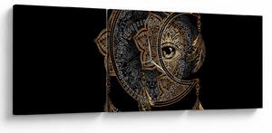 Tablou - Ochiul magic (cu ceas) (90x30 cm)