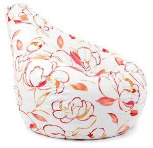 Fotoliu puf copii, Nirvana Light, Material Textil - Lively Blossom
