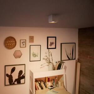 Philips myLiving Box spot LED, 1 bec, alb, reglabil, Alb, Camera de zi / sufragerie, Metal
