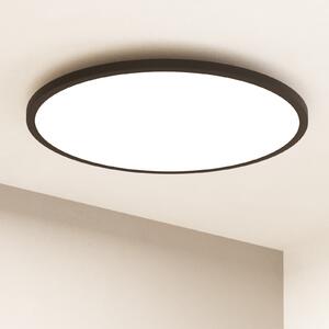 EGLO connect Sarsina-Z plafonieră negru Ø60cm, reglabil, Negru, Camera de zi / sufragerie, Metal, Modern