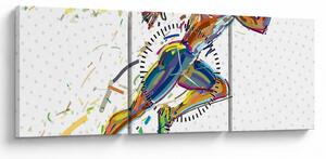 Tablou - Atlet (cu ceas) (90x30 cm)