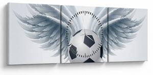 Tablou - Balon cu aripi (cu ceas) (90x30 cm)