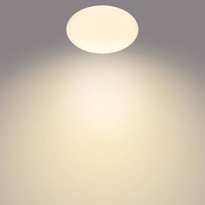 Philips Moire plafonieră LED rotundă 4.000 K alb, Alb, Camera de zi / sufragerie, Metal