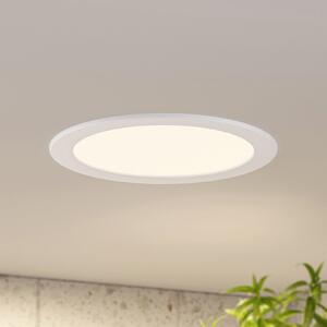 PRIOS Prios LED lampă încastrată Cadance, alb, 24cm, set de 10, CCT, reglabil, Alb, Baie, Aluminiu, Modern, Corpuri de iluminat încastrate rotunde