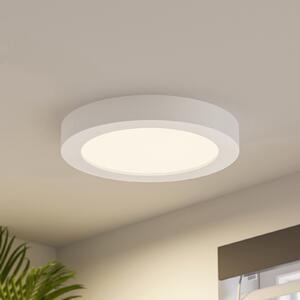 PRIOS Prios plafonieră LED Edwina, alb, 25 cm, set de 2, reglabil, Alb, Baie, Metal, Modern