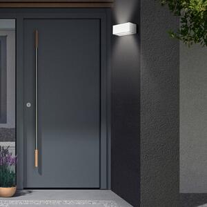 Telefunken LED lumina de perete în aer liber Monaco sus / jos alb, Alb, Metal, Modern, Perete unghiular