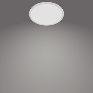Philips SuperSlim LED IP44 Ø 24,5 cm 4.000 K alb, reglabil, Alb, Baie, Metal