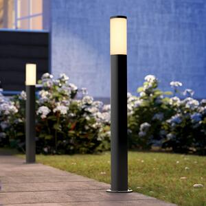 Philips Utrecht Bornă luminoasă E27 antracit, reglabil, Negru, Metal
