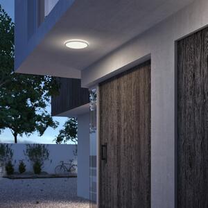 Philips SuperSlim LED IP54 Ø 25cm 4,000K alb, reglabil, Alb, Metal