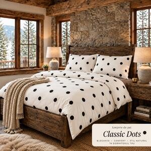 LENJERIE PAT TRICOT BUMBAC 100 % CU HUSĂ- CLASSIC DOTS