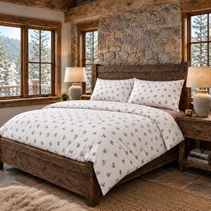 LENJERIE PAT TRICOT BUMBAC 100 % CU HUSĂ -RUSTIC BLOOM