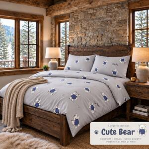 LENJERIE PAT TRICOT BUMBAC 100 % CU HUSĂ- CUTE BEAR