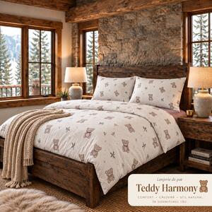 LENJERIE PAT TRICOT BUMBAC 100 % CU HUSĂ- TEDDY HARMONY