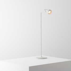 Artemide Ixa Reading lampadar LED dim gri-alb, reglabil, Gri, Camera de zi / sufragerie, Metal, Design, Lumină de lectură