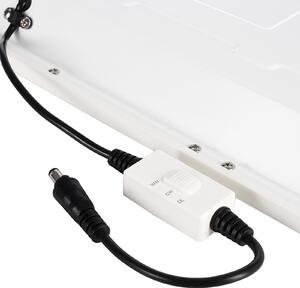 Deko-Light Panou LED Basic Flex 119,5x29,5cm 3000/4000/6000K, Alb, Studiu / Birou, Metal, Modern, Plafon încastrat