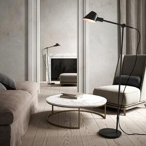 DFTP by Nordlux Lampadar Stay up + down, negru, Negru, Camera de zi / sufragerie, Metal, Scandinavă