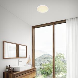 Nordlux Plafonieră LED Oja 60 IP20 2.700K step-dim alb, reglabil, Alb, Camera de zi / sufragerie, Plastic