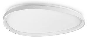 IDEAL LUX Plafonieră LED Gemini, albă, 81 cm, 3000 K, cu comutator pornit/oprit, Alb, Camera de zi / sufragerie, Metal, Modern
