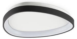 IDEAL LUX Plafonieră LED Gemini, negru, 42 cm, 4000 K, cu întrerupător, Negru, Camera de zi / sufragerie, Metal, Modern