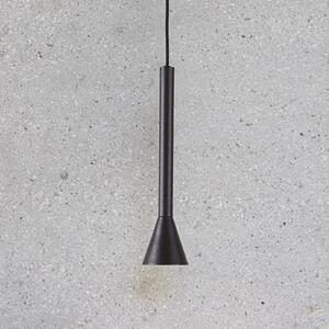 IDEAL LUX Lampă suspendată LED Diesis, negru, Ø 6 cm, metal, Negru, Camera de zi / sufragerie, Metal, Modern