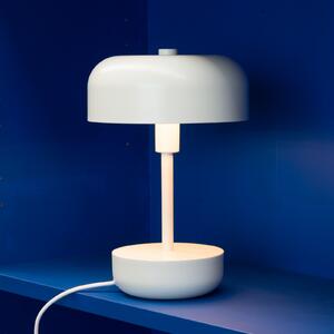 Dyberg Larsen Lampă de masă Haipot, IP20, alb, Alb, Camera de zi / sufragerie, Metal, Modern