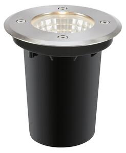 Markslöjd Spot de podea cu 24 LED-uri, negru, 6,2 W, reglabil, Metalic, Metal, Corpuri de iluminat încastrate rotunde