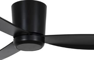 Beacon Lighting Ventilator de tavan cu lumină Array negru 137 cm silențios, reglabil, Negru, Camera de zi / sufragerie, Plastic, Modern
