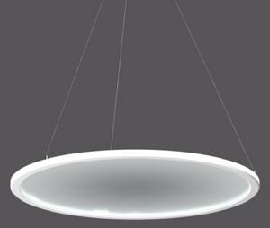 RZB Lampa suspendată Sidelite ECO Ø 58 cm transparentă 3.000 K, Transparent, Studiu / Birou, Metal