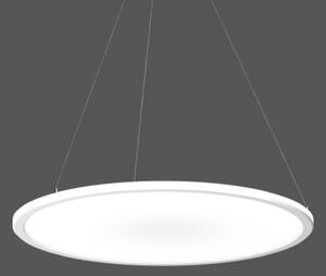 RZB Lampa suspendată Sidelite ECO Ø 58 cm opal 3.000 K, Alb, Studiu / Birou, Metal