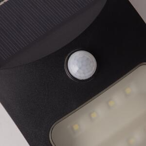 Searchlight Aplică de perete LED solar 67420BK-PIR, senzor mișcare, Negru, Plastic