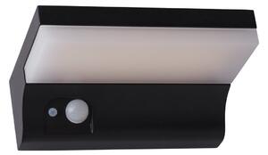 Searchlight LED solar de perete în aer liber 67417BK, Negru, Metal, Lumini solare